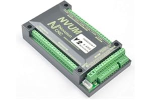 TWSOUL Tarjeta de control de movimiento Ethernet MACH3, 6 ejes NVEM CNC, con cable de red MACH3, interfaz Ethernet, placa de control de movimiento, para la mayoría de sistemas de máquinas herramientas,