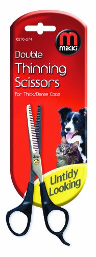 Mikki Grooming Double Thinning Scissors for Thick/ Dense Coat