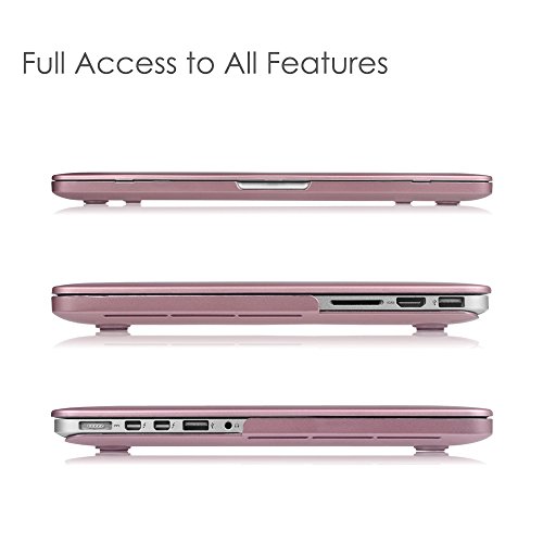 Fintie MacBook Pro 15 Retina H  lle  No CD-ROM Drive  - Ultrad  nne Plastik Hartschale Schutzh  lle Snap Case f  r Apple MacBook Pro 15 4  with Retina