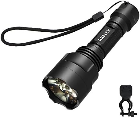 Tactical Flashlight, Brilex LED Flashlight Super Bright High Lumens Waterproof Flashlight, 5 Light Modes, with Bicycle Holder, Home Basement, Riding Camping Hiking Excursion Exploration.