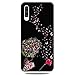Produktbild Shinyzone Schutzhülle Kompatibel mit Samsung Galaxy A70,Handyhülle Blumen Mädchen 3D Geprägtes Muster Design,Ultradünne Matte Textur Weiche TPU Rahmen Flexible Rückseite
