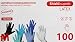 Produktbild Shield Superb Weiss Latex Handschuhe Texturiert Puderfrei 100Stk. (M)