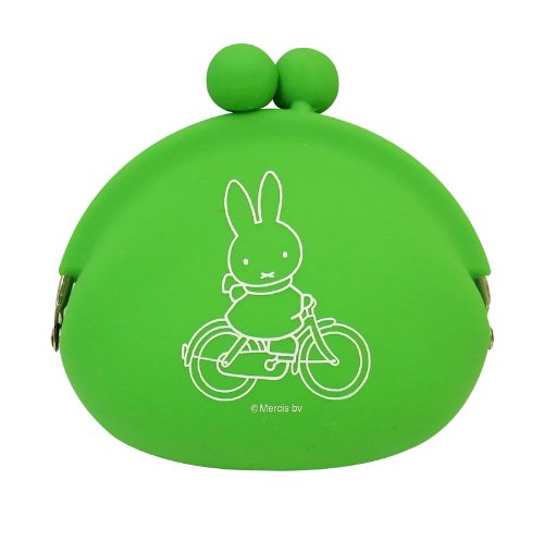 Preisvergleich Produktbild Silicon pouch POCHI Miffy Green MFP-003 (japan import)