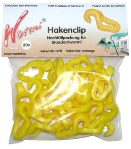 PartyKindom Helm Stirnlampen Clips 20 Stück - Befestigung Für Bauhelm