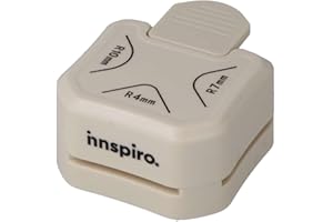 INNSPIRO Troqueladora de esquinas redonda 3 en 1 Corner Punch, perforadoras para Scrapbooking, DIY Manualidades, Creación de Tarjetas