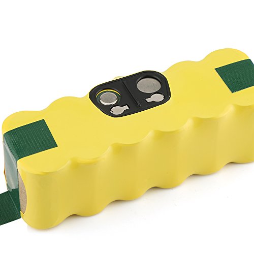 BAKTH 14.4V 4500mAh Ersatz Ni-MH Akku für iRobot Roomba 500 600 700 800 Series 510 530 532 535 540 545 550 552 560 562 570 580 581 582 585 595 620 630 650 660 700 760 770 780 790 870 880 R3 80501 4419696 - 4