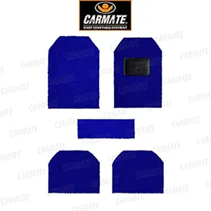 CARMATE Car Grass Floor Mat, Anti-Skid Curl Car Foot Mats for Hyundai-Santro-Xing (Blue)