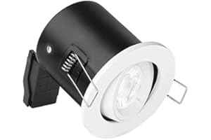 Enlite (Aurora) GU10 Fire Rated Adjustable Downlight - White (Pack of 10)