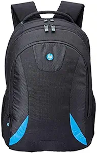 15.6 inch Expandable, Trending Casual Laptop Backpack for Office, School for Men Women Boys Girls/Office School College Teens & Students with RAIN Cover (Black and Blue)