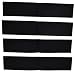 Produktbild Libetui Selbstklebende Klettbänder stark Flauschbänder und Hakenbänder zum Befestigen und Fixieren schwarz 2 Sets x 51cm x 10cm Gesamtlänge 1 Meter