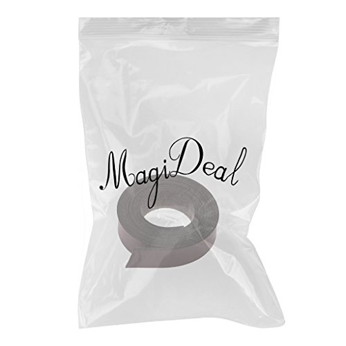 MagiDeal 2 Meter Lang DIY Lederband Lederriemen Flach 15mm Breit Kaffee/ schwarz – Kaffee, 2 Meter - 2