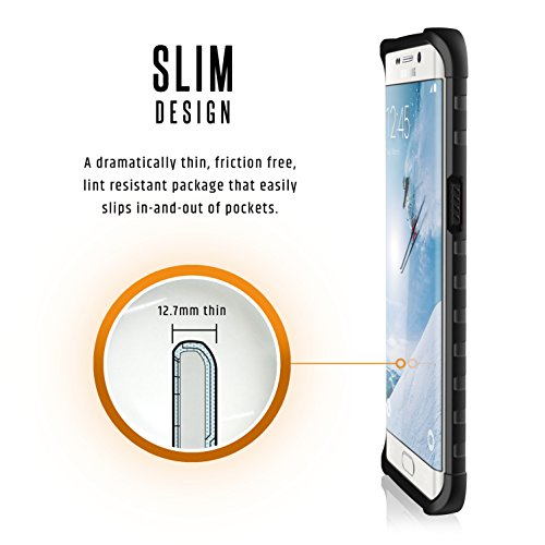 URBAN ARMOR GEAR UAG-EDGEPLS-MGM-VP - Funda para Samsung Galaxy S6 Edge Plus  Color Rojo y Negro