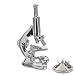 Produktbild Mikroskop 3D Metall Button Badge Pin Pins Anstecker