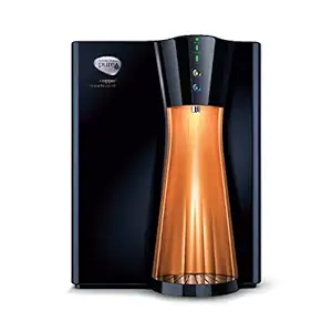 HUL Pureit Copper+ Mineral RO + UV + MF 7 stage Table top / Wall Mountable Black & Copper 8 litres Water Purifier