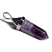 Imported Amethyst Hexagonal Pointed Reiki Healing Pendant Fit Chain Necklace RS.325.00