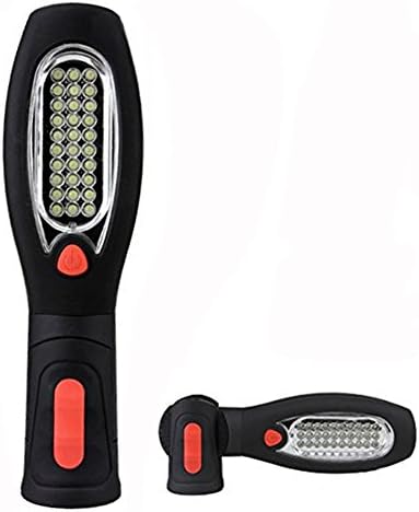 Youtumall 30+6 LEDs Superbright Inspection Lamp Work Rechargable Flashlight for Auto Garage Workshop