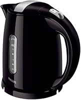 Philips HD4646/20  Serie Wasserkocher (1,5 Liter, 2400 Watt, Anti-Kalk), Silber/Schwarz