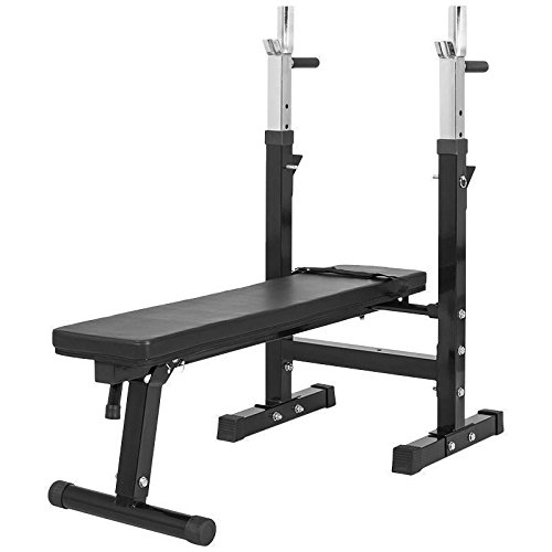 Gorilla Sports Hantelbank mit 100KG Kunststoff-Set - 2