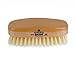 Kent Finest Men's Range Military Style Rectangular Satin and Beech Wood  Natural Bristle Brush White