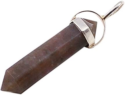 Silvestoo India Bloodstone Gemstone 925 Sterling Silver Pendant PG-110980