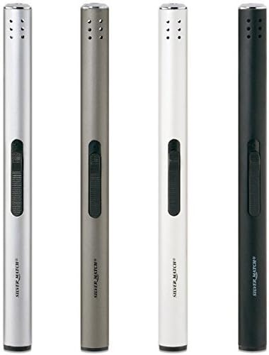 20 X Slimline Elegant Long Reach Silver Match Multifunction Lighter For Candles Tealights Open Fires Log Stoves BBQ Gas Hob Oven Cookers Camping FireWorks Pencil Utility Lighters