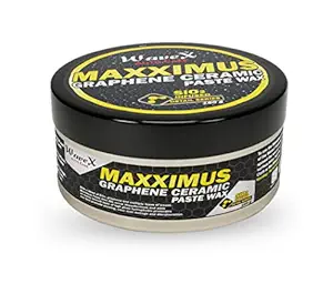 Wavex Ceramic Graphene Paste Wax Infused with SIO2 | Premium Graphene Rich Wax for Superior Hydrophobicity, Gloss and Paint Protection