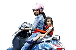 Kid Safe 2 Wheeler Child Safety Belt (Orange)