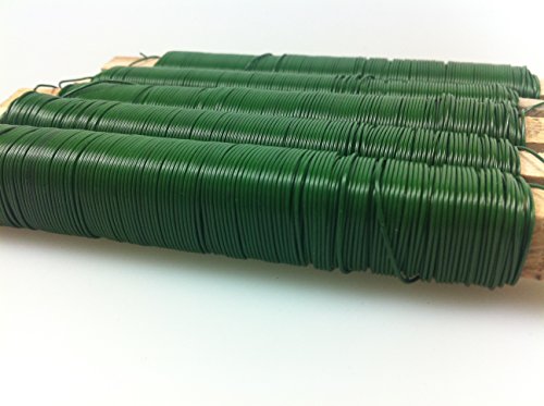 Wickeldraht grünlackiert 0,65mm 2,5kg (25x 100g Holzstab ca.38m) - 3
