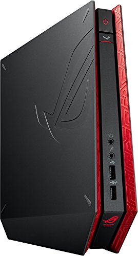 Asus ROG GR6-R015R Mini Desktop-PC (Intel Core i5-5200U, 4GB RAM, 128GB SSD, Win 8.1) schwarz/rot - 2
