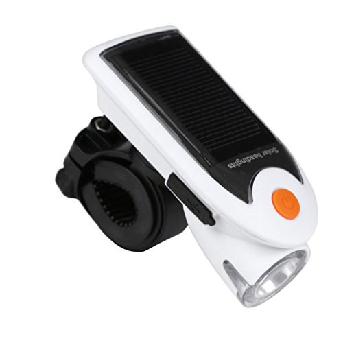 Preisvergleich Produktbild Oyedens Wiederaufladbare 1 LED Solar-Fahrrad Frontscheinwerfer