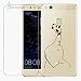 Produktbild Huawei P10 lite Hülle mit Glas Schutzfolie, Bestsky Klar Transparent Weiche flexible Silikon Schutzhülle mit Schön Muster Motiv Fall Handyhülle Tasche Case für Huawei P10 Lite, Elefanten Panda