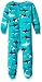 Hatley Baby Boys 0-24m Infant Footed Coverall Great White Sharks Footies, Multicoloured (Blue), 3-6 Months