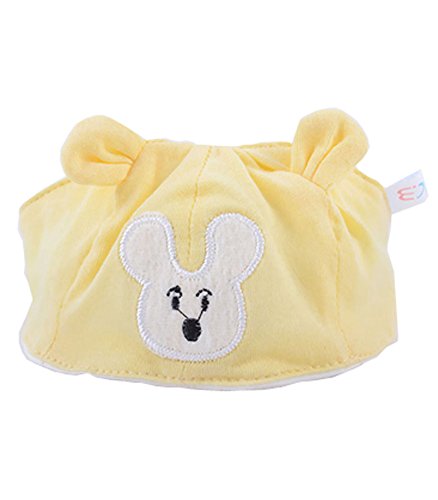 Summer Baby Hats/Caps Infant Bald Head Cotton Hats Yellow Mice