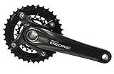 Shimano M617, Guarnitura, Nero, 175 mm