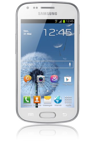 Samsung Galaxy Trend GT-S7560 Smartphone Ecran tactile 4    10 2 cm  Android 4 0 4 Ice Cream Sandwich Bluetooth Wi-Fi Blanc