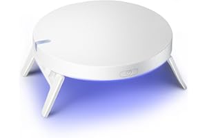 VidaRosa Lampada UV professionale per indurire la resina, lampada pieghevole UV da 24 W, indurimento rapido, accessori in resina per resina UV, creazione di gioielli, decorazioni fai da te.