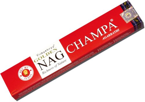 Golden Nag Champa Bâtons d'encens en provenance d'Inde 15 g
