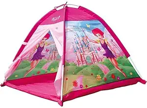 AdiChai Fairy Tent Jumbo Size Extremely Light Weight , Water Proof Kids Play Tent House for Girls and Boys (Fairy Tent)