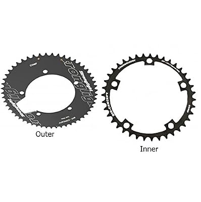 Diverse Stronglight Bio Concept CT2 Time Trial-Céramique-Revêtement Téflon-Noir - 130 mm-Plateau de pédalier Shimano 39t (275404)