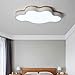 Produktbild Ceiling Light Simple Modern LED Creative Romantischer Schutz Eyes Cloud Kinderchandelier für Wohnzimmer-Badrozen-Schlafzimmer-Büchenbeleuchtung,dimmingwhite,63x36cm