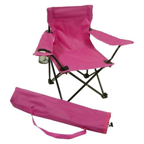 Redmon para niños plegable silla plegable para acampada, color rosa