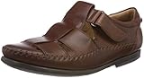 Fabricado en India Clarks Un Gala Strap, Sandalias Punta Cerrada para Hombre, Marrón (Dark Tan Lea), 45 EU