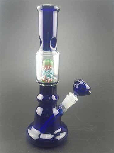 Scarise Glass Bongs Handmade Water Pipes Joint Size 18.8mm GB-203 (Blue)