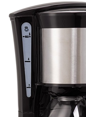 Moulinex FG150813 Subito Kaffeemaschine, 6 Tassen, Schwarz/Edelstahl - 4