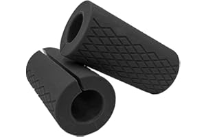 Laiiqi Grip Fat Bar,Dumbbell Fat Barbell Grip, Thick Bar Grips for Weightlifting Fitness Bar Handle Silicone Non-Slip Protective Pad,1 Pair