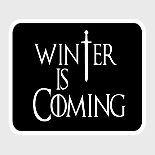 Preisvergleich Produktbild StyloTex Autoaufkleber Winter is Coming - UV geschützt