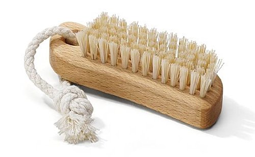 Preisvergleich Produktbild Holz Handbürste, Aurawerk Nagelbürste mit Aufhängekordel