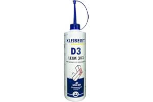 Karton 12 x 500-g-Flasche D3-Leim Holzleim KLEIBERIT 303.0 Weissleim wasserfest Weißleim