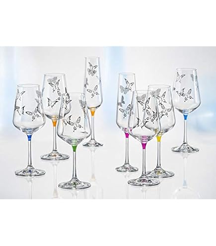 Hai-Weingläser Set – 2 Stück Mit Hai Im Inneren, Kristallglas, 300ml, Perfekt Für Partys & Geschenke