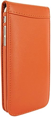 Piel Frama - Handmade Leather Classic Case for iPhone 6 , 4.7" with belt clip and magnetic closure - Orange